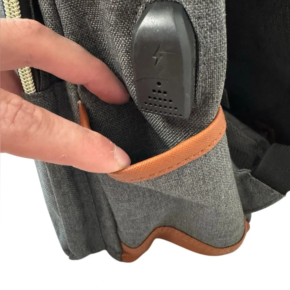 Modoker 15'' Vintage Laptop Backpack with USB‎ Charging Port